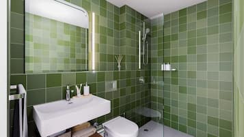 Appartement, 1 chambre, vue ville | Salle de bain