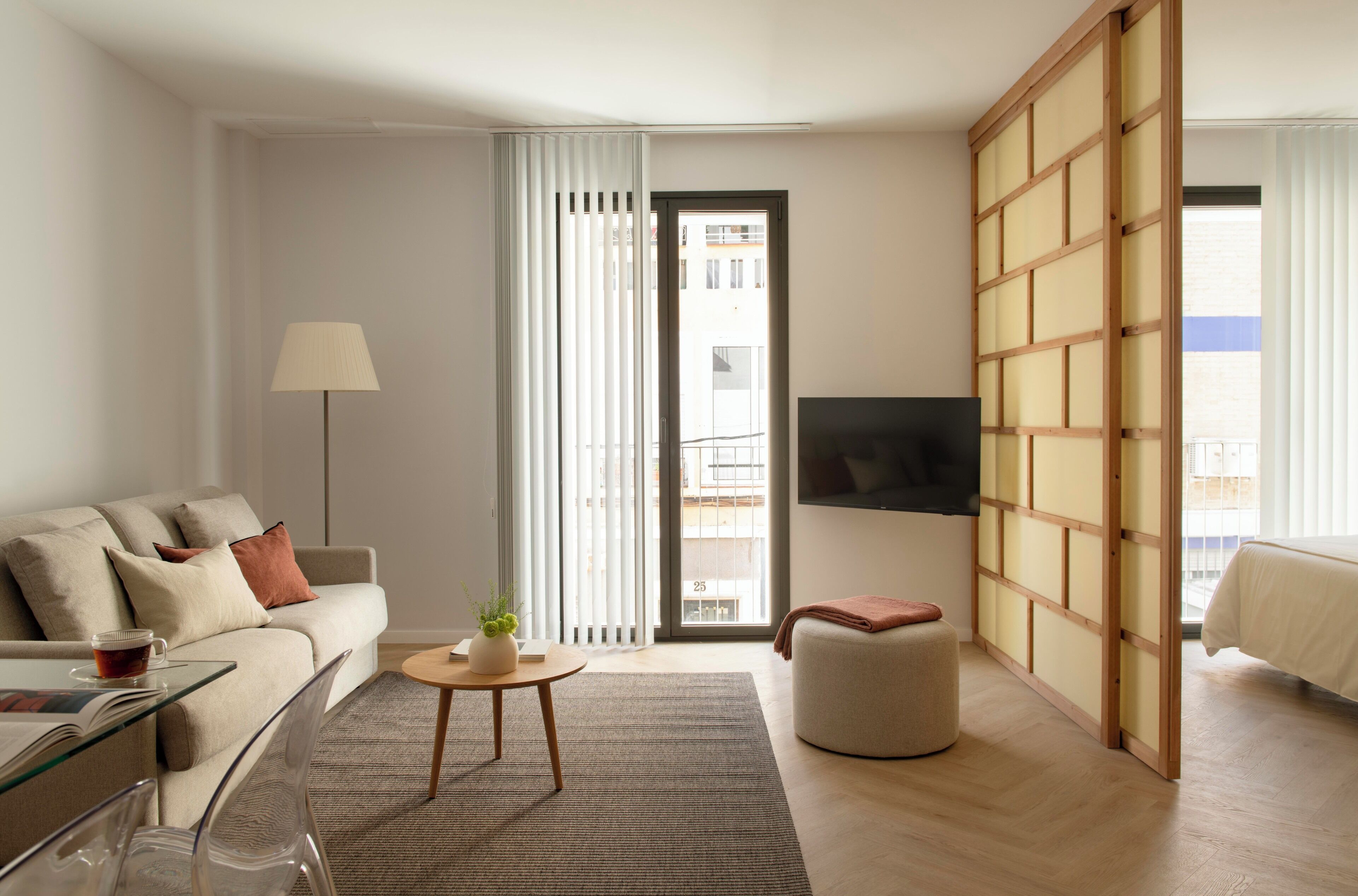 Apartment, 1 Bedroom, City View | Living area