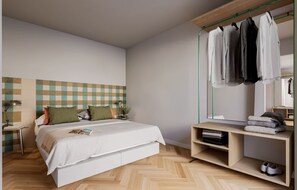 Appartamento, 2 camere da letto, vista cortile