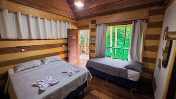 Tremannsrom, balkong