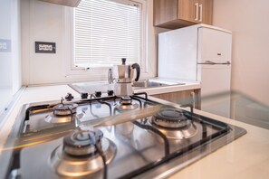 Mobile Home | Private kitchen - Mobile Home in the Adriano Family Camping Village (Ravenna)