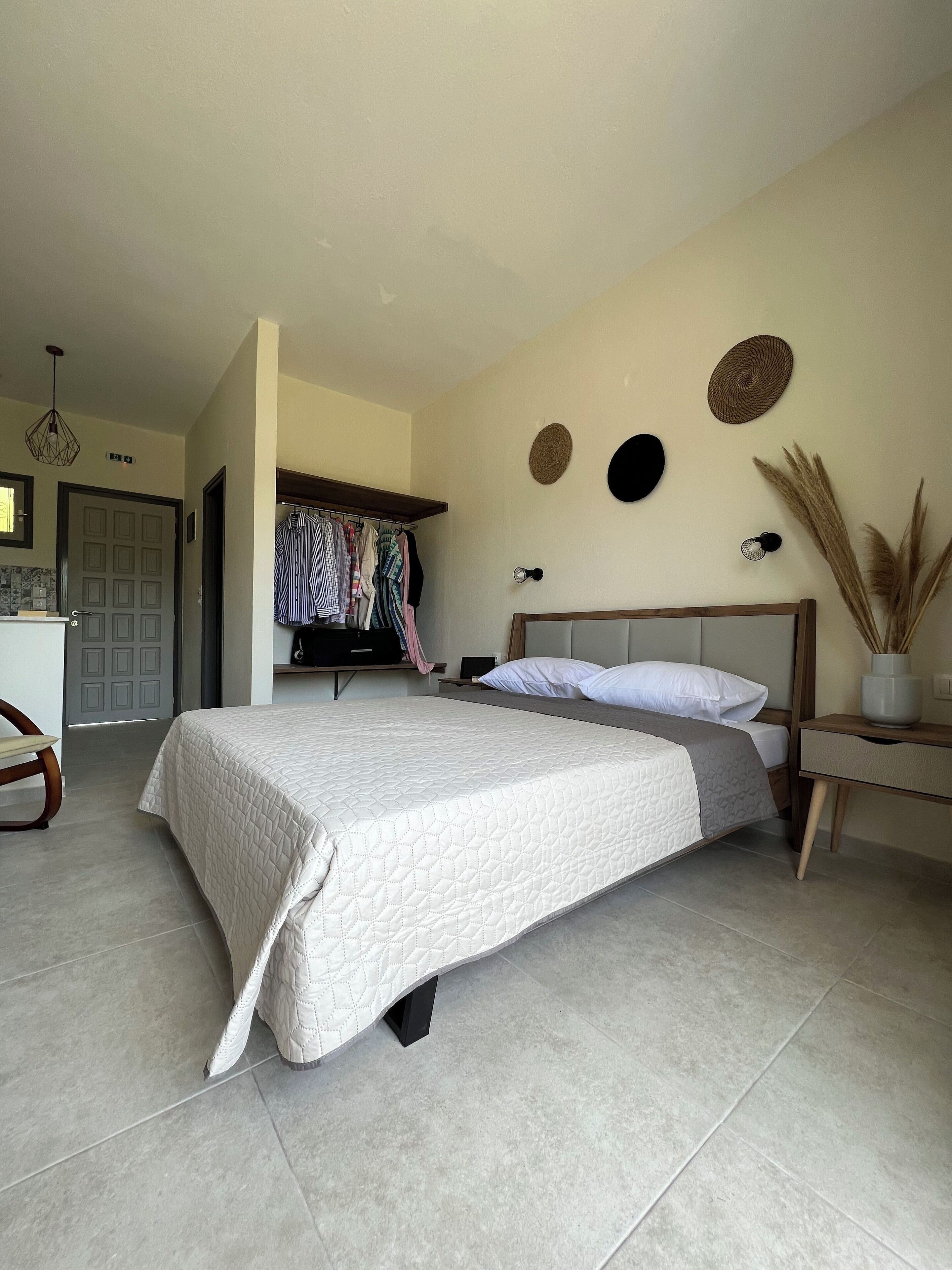 Standaard studio, balkon, uitzicht op tuin