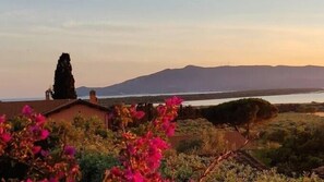 Classic Apartment, Air conditioning, Partial Sea View | View from room - Agriturismo Tenuta il Solengo (Orbetello)