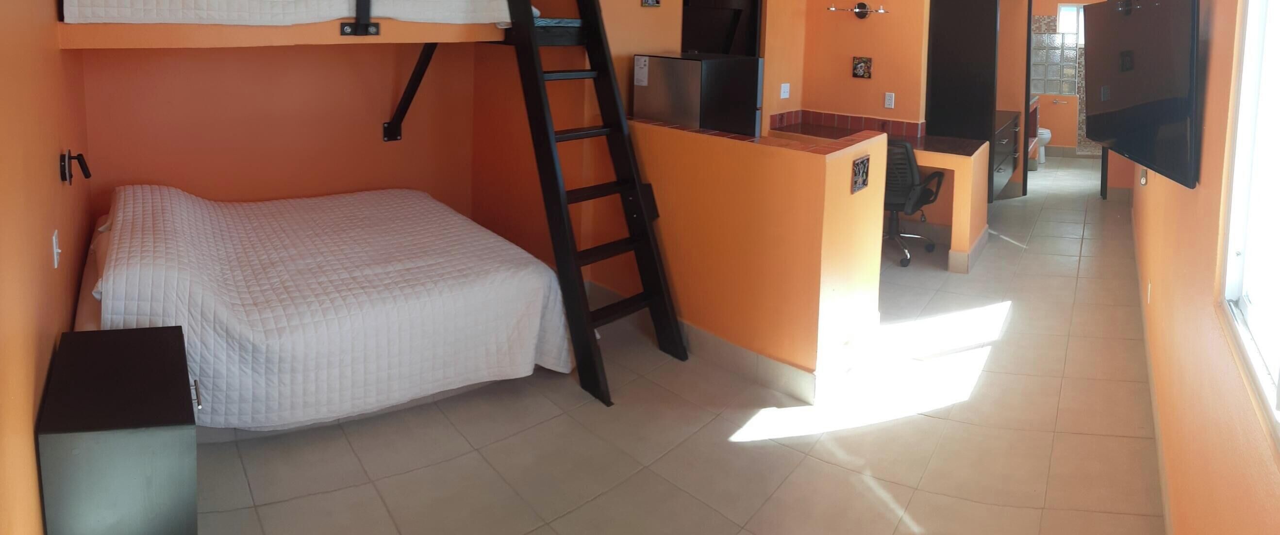 Chambre Deluxe double ou avec lits jumeaux, vue sur la baie | Aire de séjour