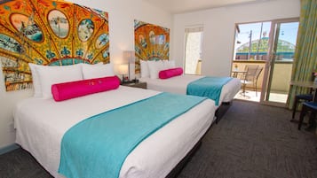 Blackout curtains, iron/ironing board, free WiFi