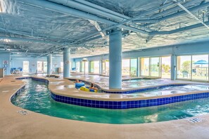 Indoor pool, outdoor pool - NEW Oceanfront Master 2bd/2ba Free Parking & WiFi (Myrtle Beach)