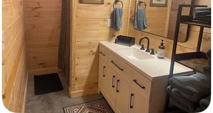 Pole Barn Style Lodge located at Reelfoot Lake accommodating to large groups!