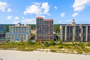 Exterior - Oceanfront 2BR-Rooted In Palms-Sleeps 8 (Myrtle Beach)