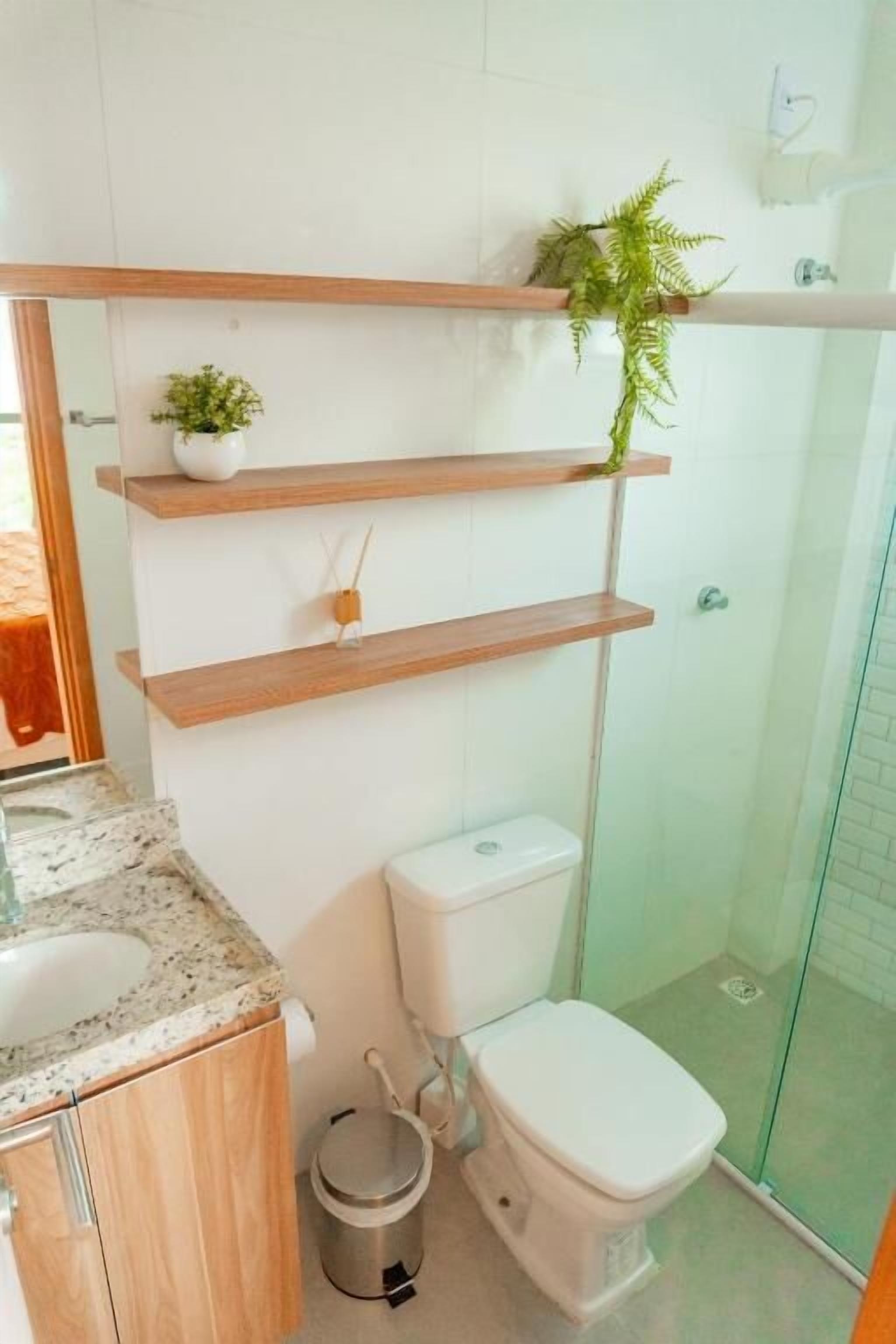 Apartamento standard, vista para o mar | Banheiro