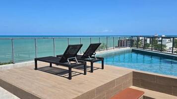 Leilighet – standard, sjøutsikt | Basseng