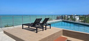 Căn hộ Tiêu chuẩn, quang cảnh biển | Hồ bơi