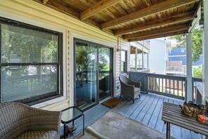 Terrace/patio - A Beach Escape- 1973 New River Inlet Rd (North Topsail Beach)