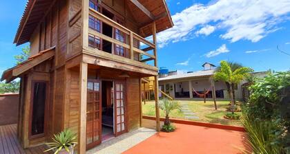 Spacious and well-located chalet in Praia do Rosa.