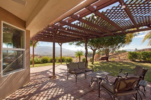 Linda Rosea Hill top Villa Wine Country view home