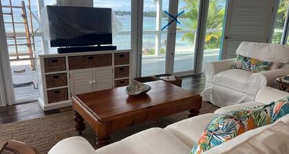 Beachfront Home located at Coco Bay on the leeward side of Green Turtle Cay