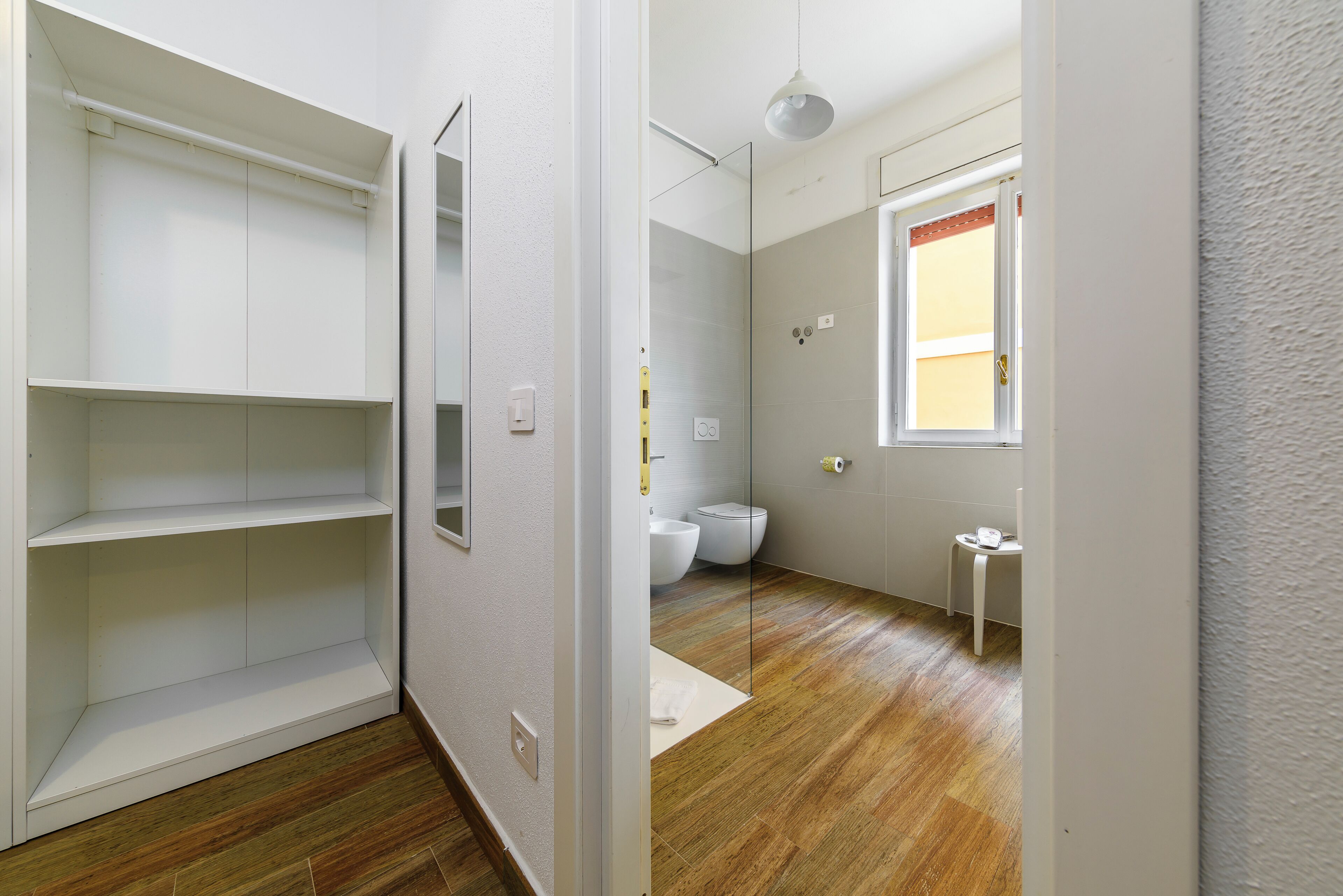 Quadruple Room, Balcony | Bathroom | Shower, hair dryer, towels, soap