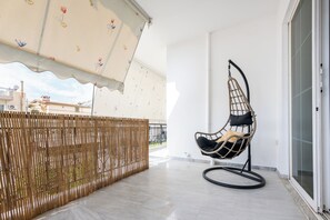 Deluxe Apartment, Balcony, City View | Balcony - Spacious 144sqm flat near Mount Ymittos (Elliniko-Argyroupoli)