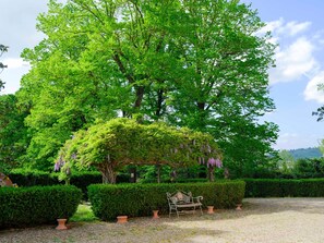Property grounds - Suite in a 15th-Century Villa with Private Bathroom and Pool (Grassina)