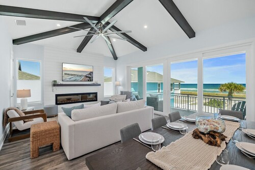 Ocean View Living | 3BR Flagler Beach | Walk to Beach | Bunk Room
