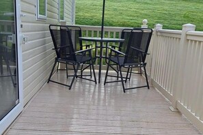 Terrace/patio - Sheena Beautiful Static Caravan Hoburne Devon Bay (Paignton)