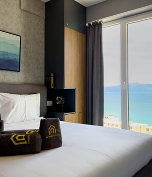 1 bedroom, iron/ironing board, WiFi, bed sheets - Covista - Panoramic View (Saranda)