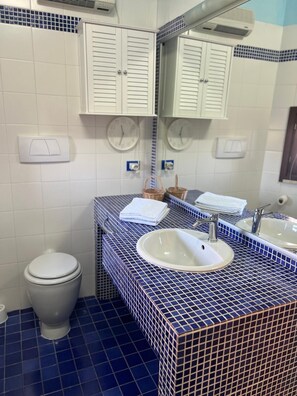 Shower, hair dryer, bidet, towels - San rossore area apartment. Ideal for couples, families and business stays (Pisa)