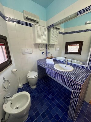 Shower, hair dryer, bidet, towels - San rossore area apartment. Ideal for couples, families and business stays (Pisa)