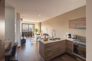 Apartamento, 1 habitación, balcón | Interior