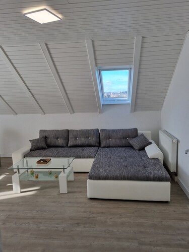 Attic studio with tower view in the Black Forest