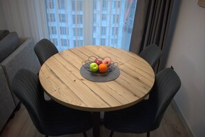 Apartment, 2 Bedrooms, Accessible | Dining - 7th Floor Cozy Condo With Parking, Pool, Fitness ! (Skopje)