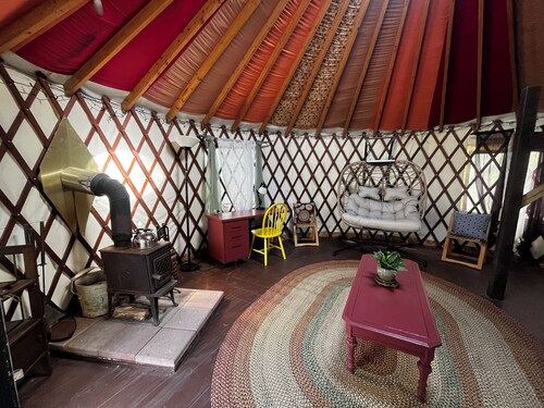 The Refuge Yurt 
September Sleepaway Special: Reduced Rates!