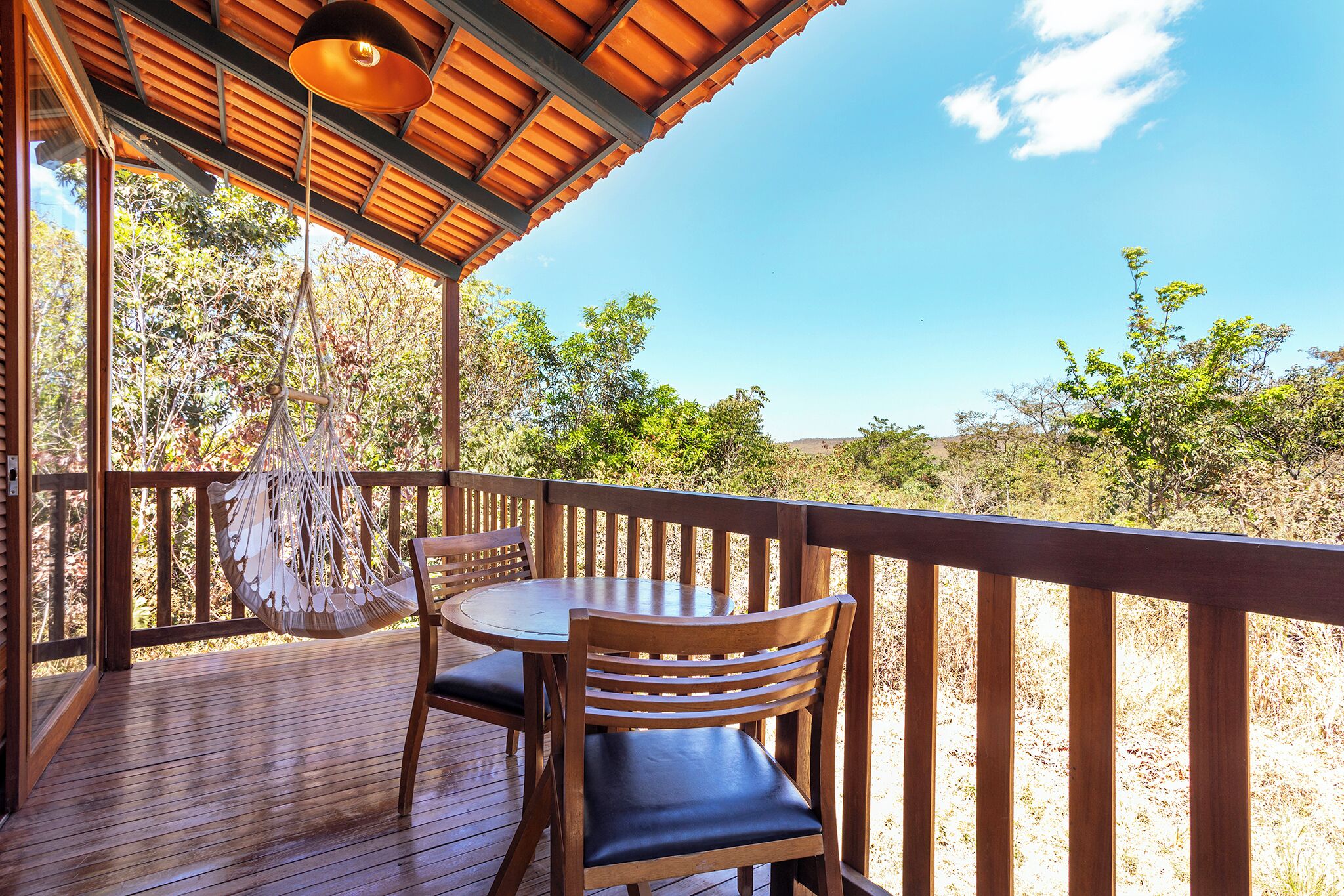 Premium chalet | Woonruimte | Een televisie