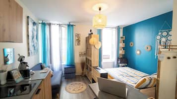 1 chambre, Wi-Fi, draps fournis