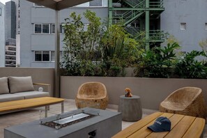 Terrace/patio - Capitalia | Stone & Wood Studio near Chapultepec (Ciudad de México)