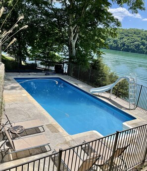 Pool - Poolside Paradise: Lakefront; Private Pool; Dock (LaFollette)