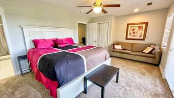 2 chambres, bureau, Wi-Fi, draps fournis