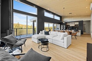 TV, fireplace, offices - Spa & Panoramic Nature Views | Alto (Saint-Côme)
