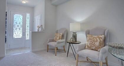 Spacious and well furnished bedroom in a new built in Oshawa, Ontario. Canada.