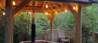 Domo en la Patagonia verde con vista y acceso al rio Petrohue,Tinas Calientes.