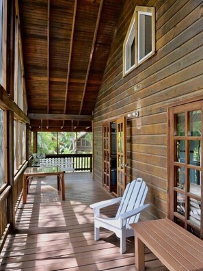 Terrace/patio - Sundancer 2 Br Home access pool beach dock (Sandy Bay)