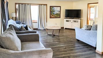 Suite familiale, Plusieurs lits, cuisine, vue sur la montagne