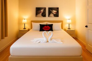 4 chambres, fer et planche à repasser, accès au Wi-Fi (inclus)