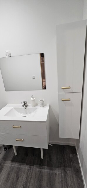 Bathroom - Nice apartment T2 historic center Auxerre (Auxerre)