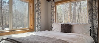 Peaceful 3-bedroom cabin in charming Amery