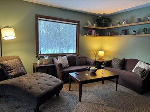 Living area - Peaceful 3-bedroom cabin in charming Amery (Amery)