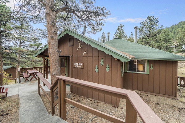 Entrance to top level cabin
