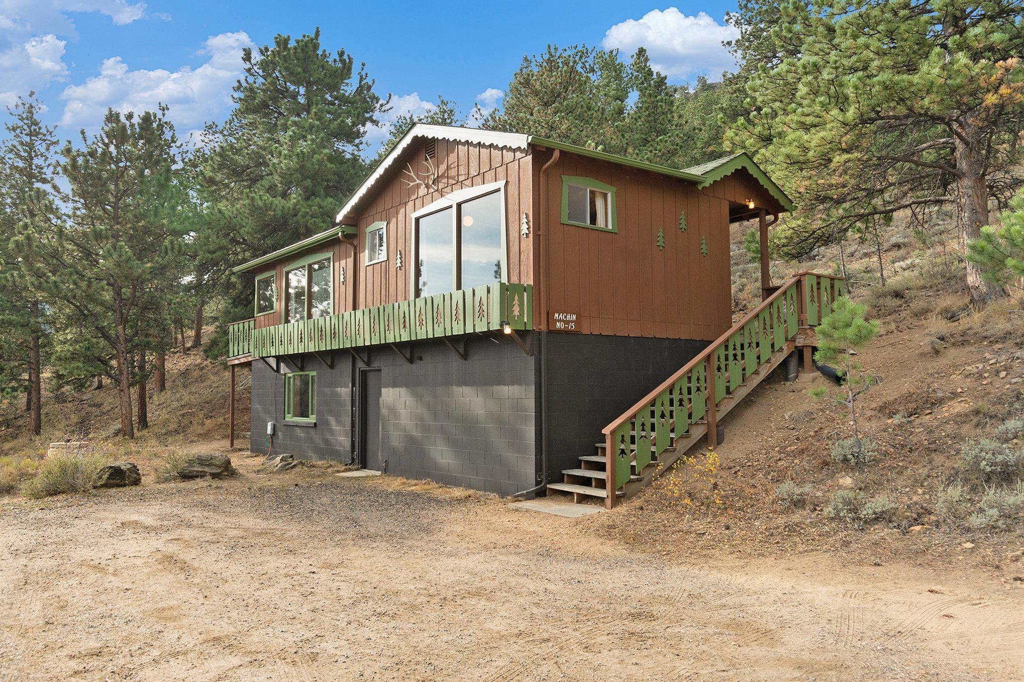 Cozy cabin retreat surrounded by peaceful forest views