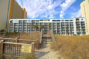 Exterior - Oceanfront 2BR Retreat w/ Balcony Views + Kitchen! (North Myrtle Beach)