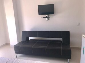 Kahden hengen huone, patio, osittainen merinäköala | Sisätilat