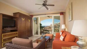 Living area - Beachfront 1BR Suite at Villa del Palmar Flamingos - Pools, Spa & Sunsets (Nuevo Vallarta)
